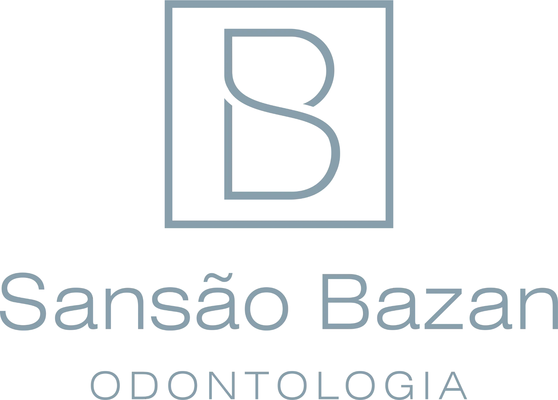 Logo oficial da Sansão Bazan Odontologia — clínica odontológica em Dourados/MS